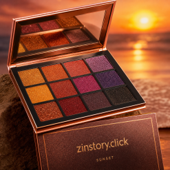 Glitter Eyeshadow Palette - Sunset